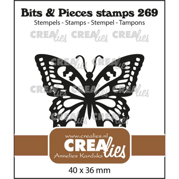 Crealies - Clear Stamp - Swallowtail Butterfly - Stempel  