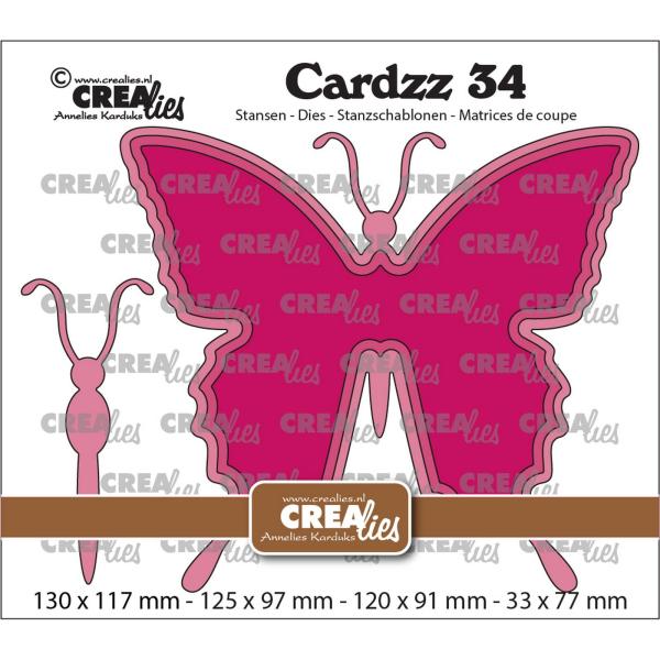 Crealies - Craft Die -  Swallowtail Butterfly - Stanzschablone 