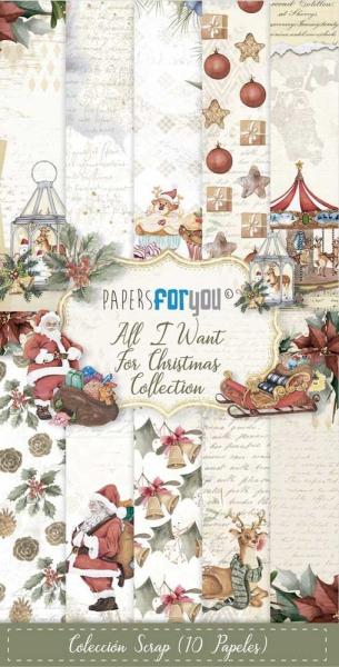 Papers For You - Paper Pack - All I Want For Christmas  - 6x12 Inch 