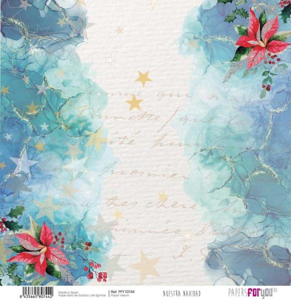 Papers For You - Vellum Paper Pack- Nuestra Navidad - 30 x 31 cm 