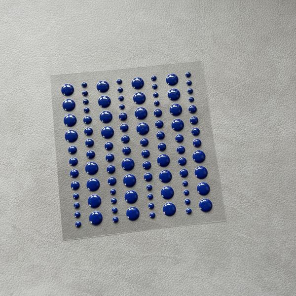 Simple and Basic Adhesive Enamel Dots" Cornflower Blue " - Klebepunkte