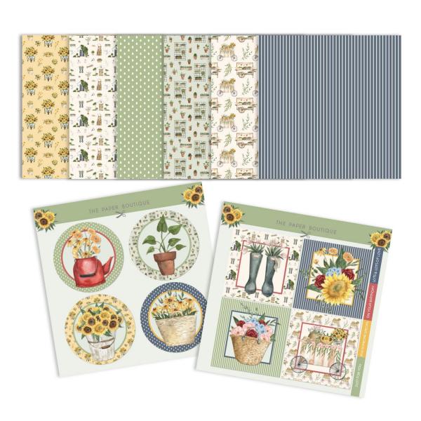 The Paper Boutique - Paper Kit - In The Garden  - Die Cut Toppers - Designpapier 