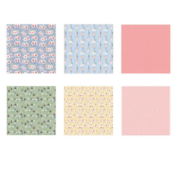 The Paper Boutique - Decorative Paper - Spring Sensation - 8x8 Inch - Paper Pad - Designpapier