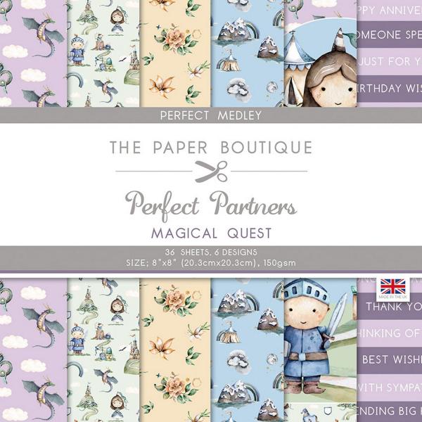 The Paper Boutique - Perfect Partners - Magical Quest - 8x8 Inch - Designpapier