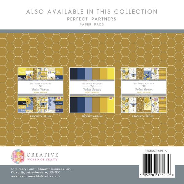 The Paper Boutique - Perfect Partners - Honey meadow  - 8x8 Inch - Cardstock