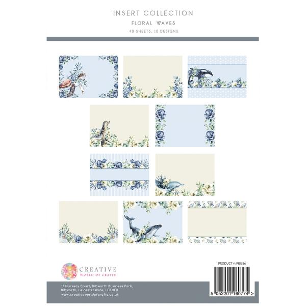 The Paper Boutique - Insert Collection - Floral waves  - Designpapier 