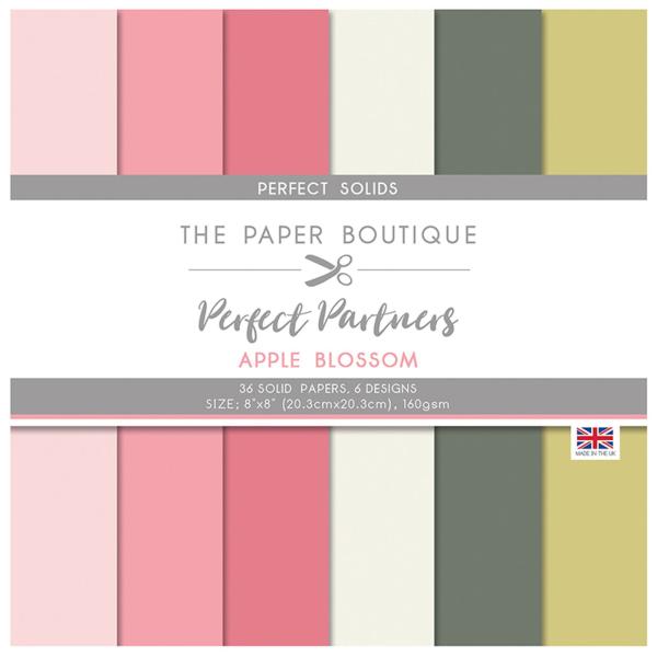 The Paper Boutique - Perfect Partners -  apple blossom  - 8x8 Inch - Cardstock