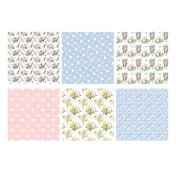 The Paper Boutique - Decorative Paper - Spring whispers  - 8x8 Inch - Paper Pad - Designpapier