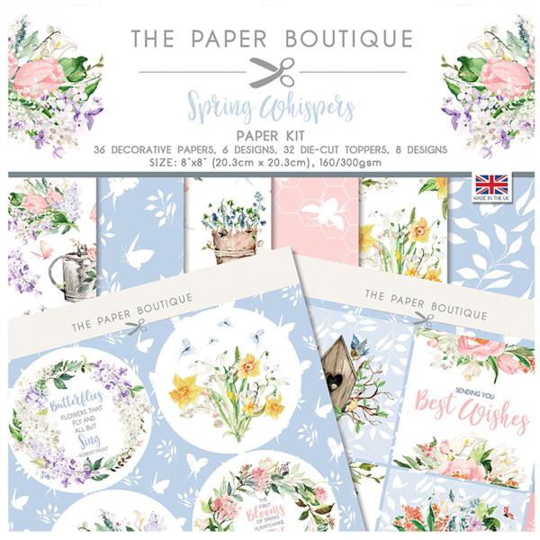 The Paper Boutique - Paper Kit - Spring whispers - Die Cut Toppers - Designpapier 