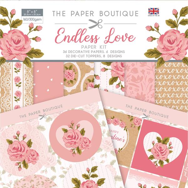 The Paper Boutique - Paper Kit - Endless love - Die Cut Toppers - Designpapier 