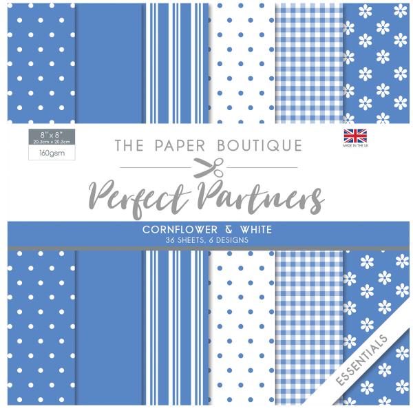 The Paper Boutique - Perfect Partners -  Cornflower - 8x8 Inch - Designpapier