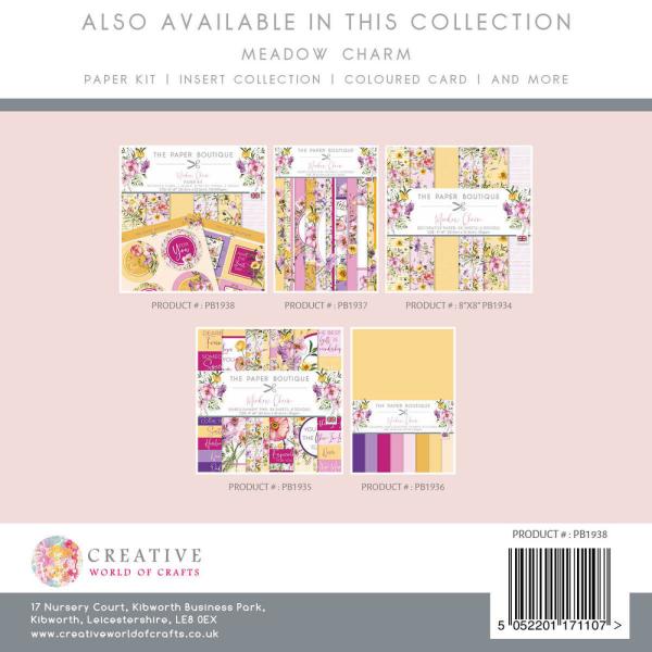 The Paper Boutique - Paper Kit - Meadow Charm - Die Cut Toppers - Designpapier 