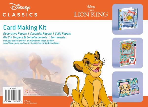 Creative Expressions - Card Making Kit A4 Box - The Lion King 