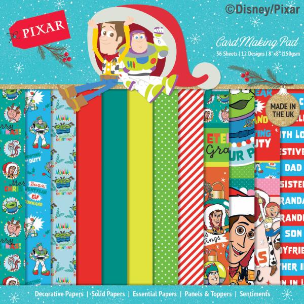 Creative Expressions - Card Making Kit 8x8 Inch - Toy Story Christmas 