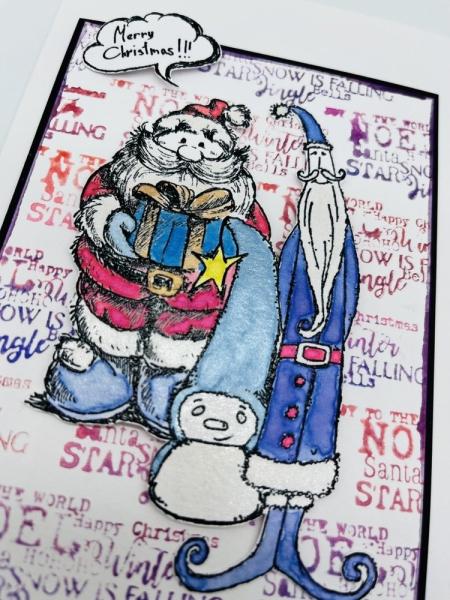 IndigoBlu "HoHoHo" A6 Rubber Stamp