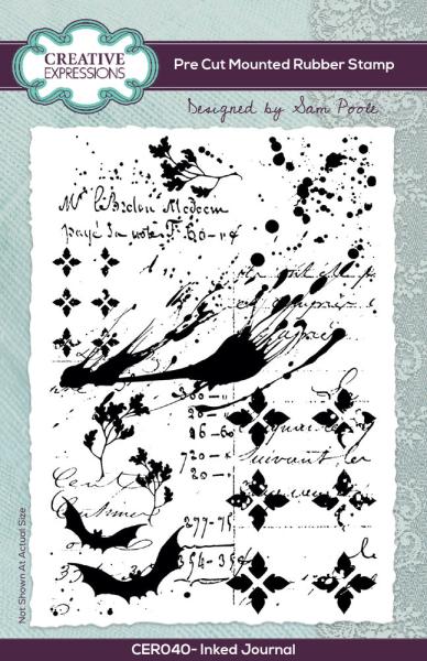 Creative Expressions - Clear Stamp A6 - Inked Journal - Stempel