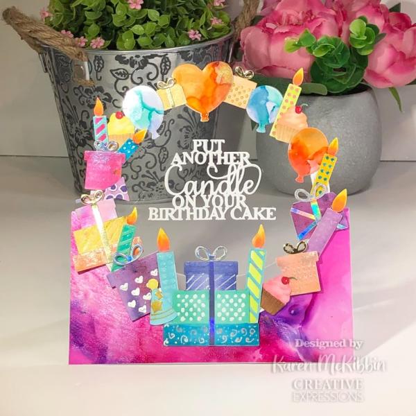 Creative Expressions - Craft Dies -  Birthday Gifts  - Stanze