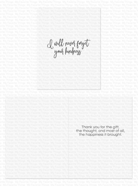 My Favorite Things Stempelset "Inside & Out Thank You" Clear Stamp