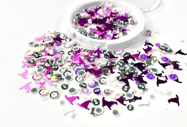 Picket Fence Studios - Sequin Mix - Nice Witch  - Streuteile 