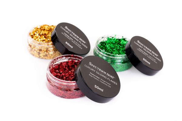 Spectrum Noir - Gilding Flakes - Christmas  - 3x50ml - Dekometallflocken