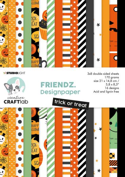 Creative Craft Lab - Studio Light - Paper Pad -  Trick or Treat  - Papier Pack 