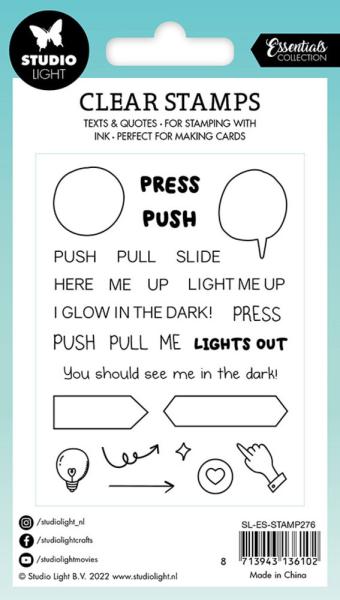 Studio Light - Clear Stamps "Interactions Light Up" - Stempel 