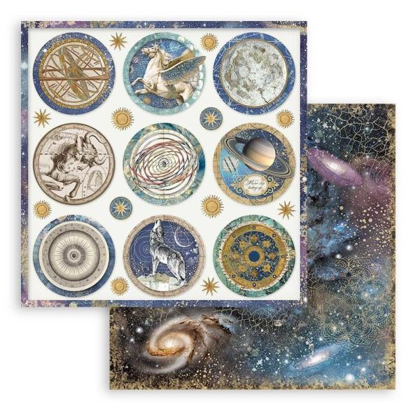 Stamperia "Cosmos Infinity" 8x8" Paper Pack - Cardstock