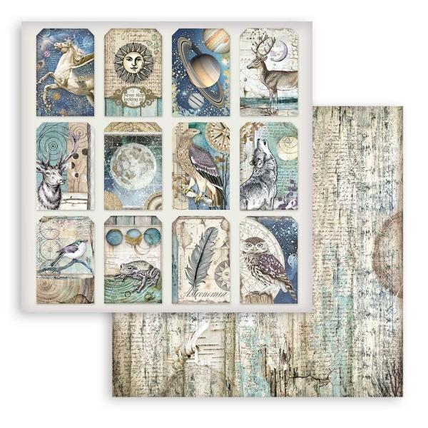 Stamperia "Cosmos Infinity" 8x8" Paper Pack - Cardstock