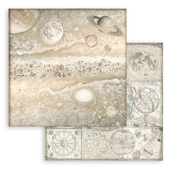 Stamperia "Cosmos Infinity Backgrounds" 8x8" Paper Pack - Cardstock