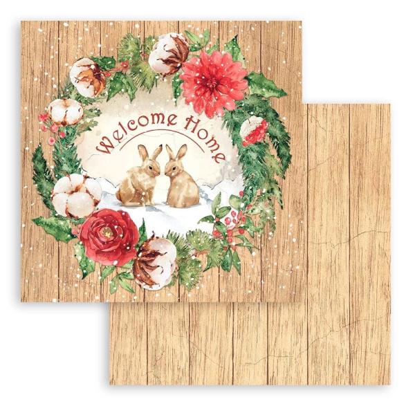 Stamperia "Romantic Home for the Holidays" 12x12" Paper Pack - Cardstock