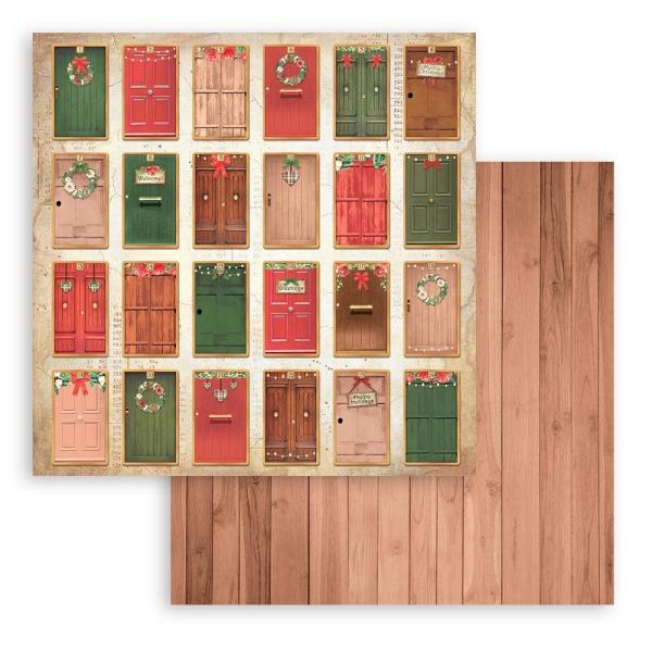 Stamperia "Romantic Home for the Holidays" 12x12" Paper Pack - Cardstock