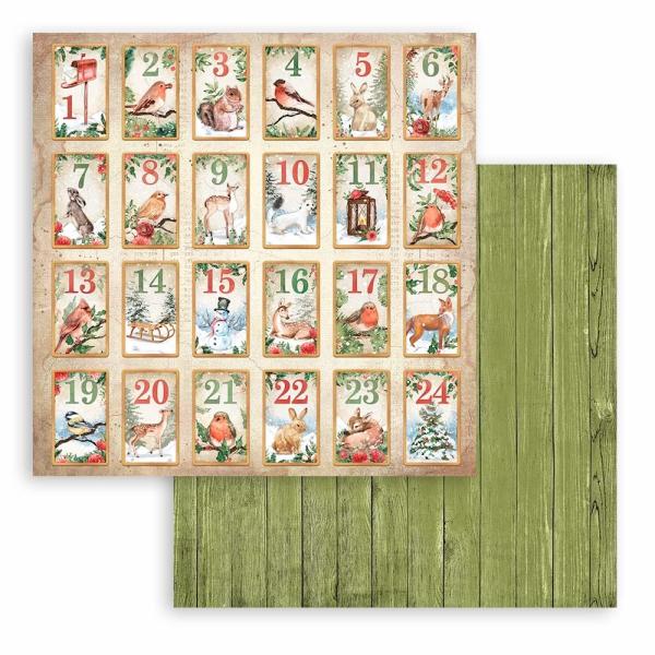 Stamperia "Romantic Home for the Holidays" 12x12" Paper Pack - Cardstock