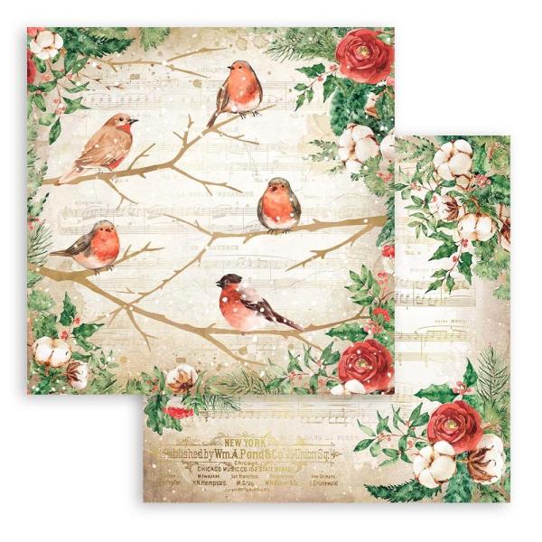 Stamperia "Romantic Home for the Holidays" 8x8" Paper Pack - Cardstock