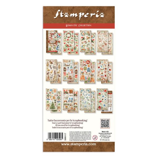 Stamperia "Home for the Holidays " 6x12" Paper Pack - Cardstock