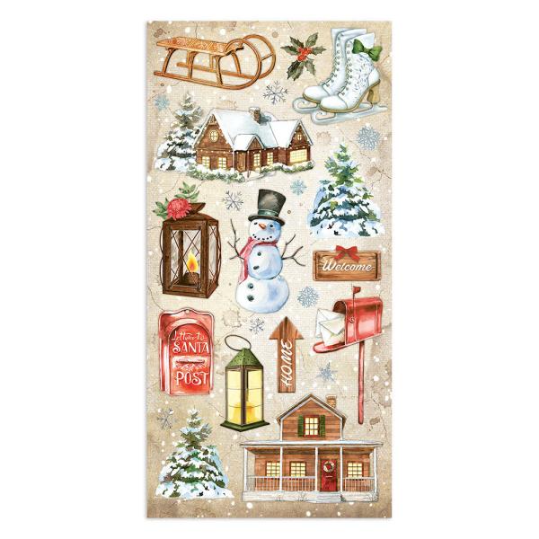 Stamperia "Home for the Holidays " 6x12" Paper Pack - Cardstock