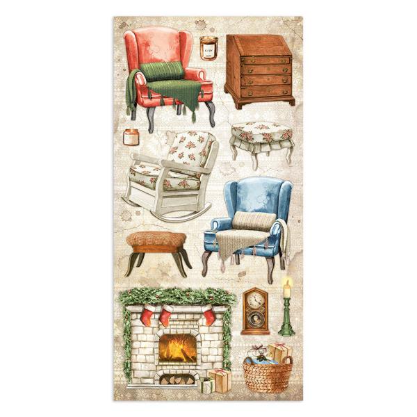 Stamperia "Home for the Holidays " 6x12" Paper Pack - Cardstock