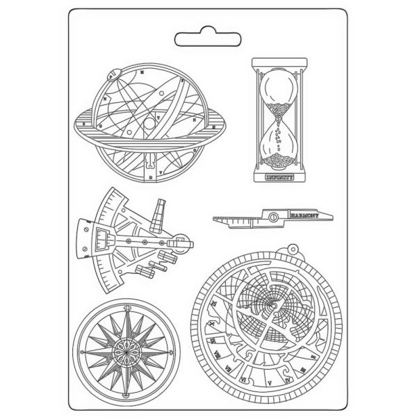 Stamperia - Soft Mould - "Cosmos Infinity Compass" - Gießform 