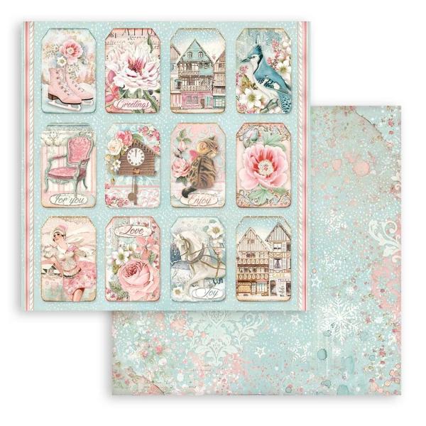 Stamperia "Sweet Winter" 8x8" Paper Pack - Cardstock