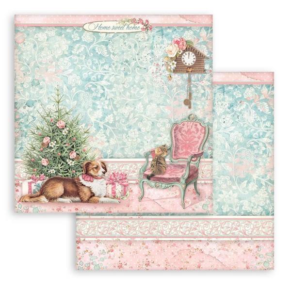 Stamperia "Sweet Winter" 8x8" Paper Pack - Cardstock