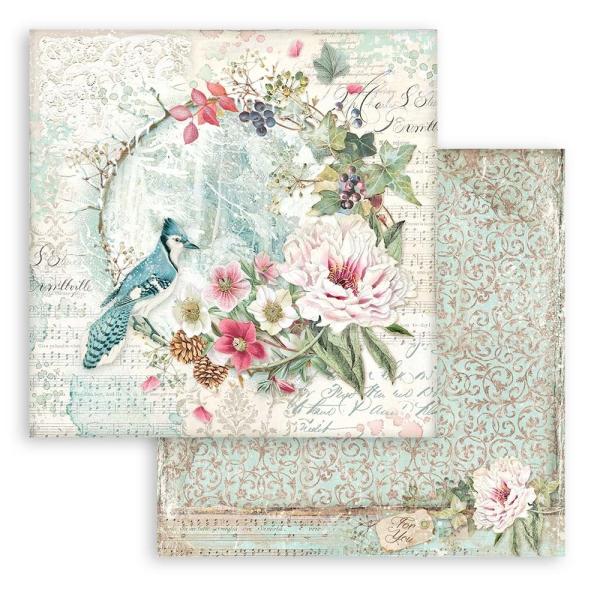 Stamperia "Sweet Winter" 8x8" Paper Pack - Cardstock