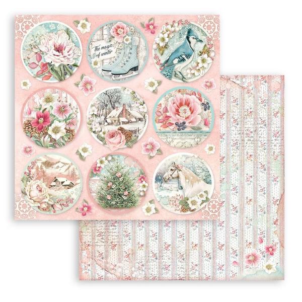 Stamperia "Sweet Winter" 8x8" Paper Pack - Cardstock