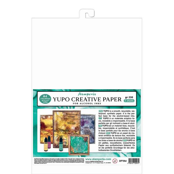 Stamperia "Yupo Creative Paper " - A4- Paper Pack