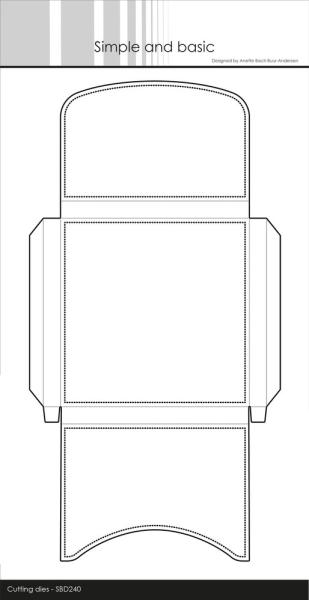 Simple and Basic - Dies - " Giftbox for 10x10cm Cards " - Stanze