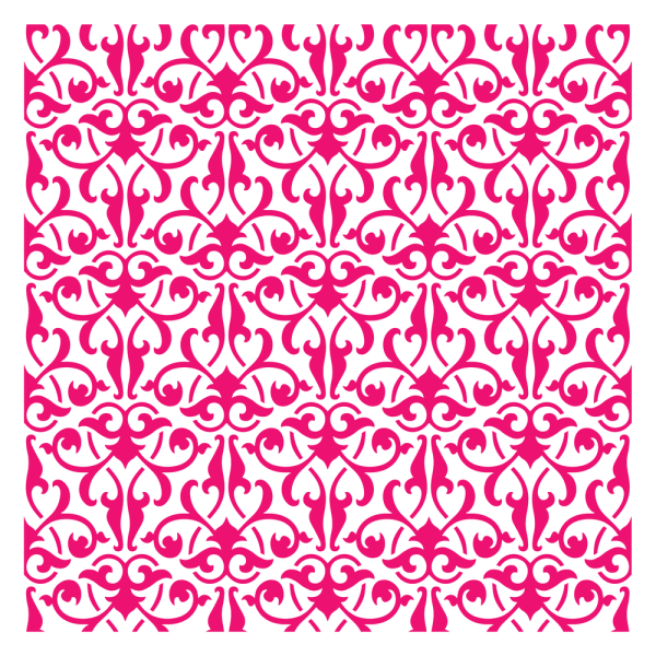 LDRS-Creative - Stencil -  Damask - Schablone 