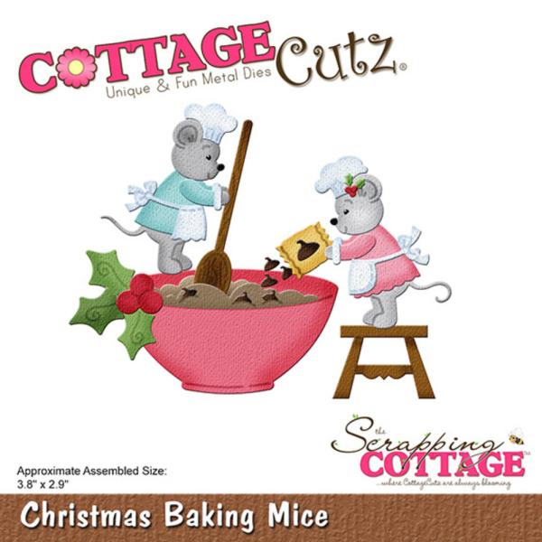 Scrapping Cottage - Dies - Christmas Baking Mice - Stanze