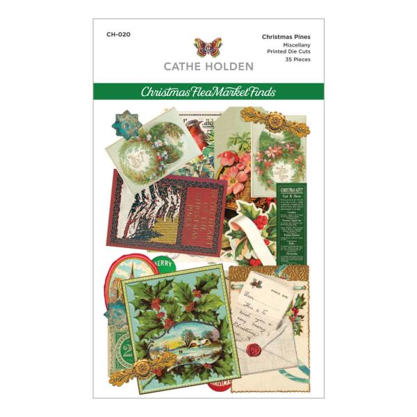 Spellbinders - Die Cuts - "Christmas Pines Miscellany" - Stanzteile