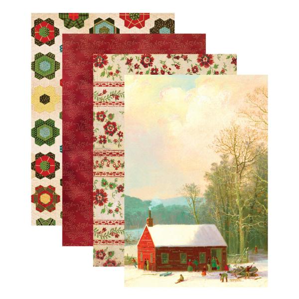 Spellbinders - Paper Pad 6x9 Inch - "Christmas Velvet" - Paper Pack