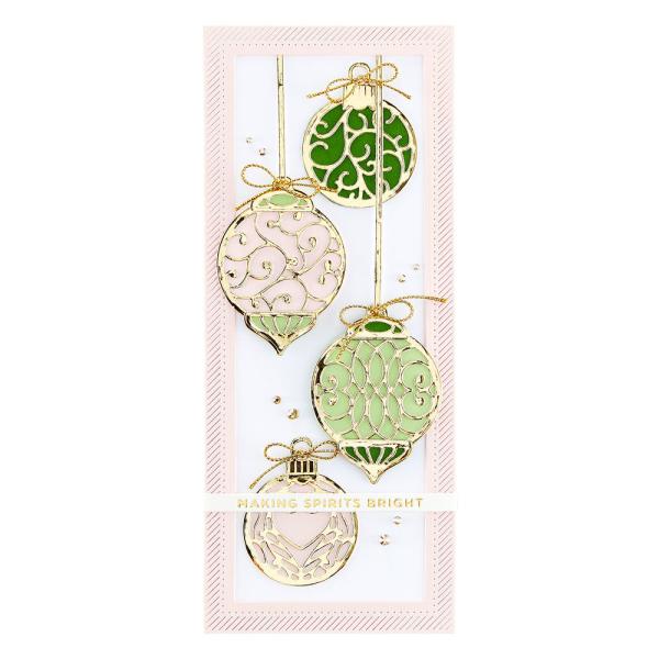 Spellbinders Dies "Flourished Ornament Slimline " Stanzschablonen