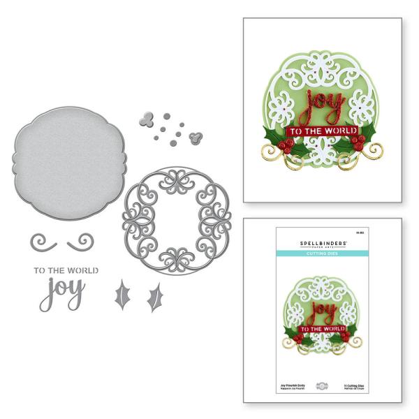 Spellbinders Dies "Joy Flourish Doily " Stanzschablonen