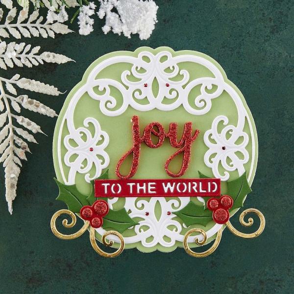 Spellbinders Dies "Joy Flourish Doily " Stanzschablonen